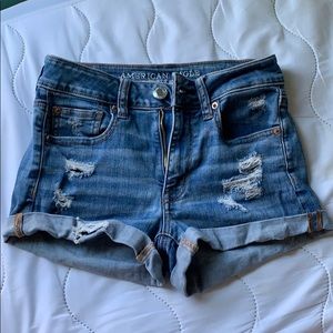 High Waisted Denim Shorts